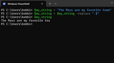 Powershell How To Remove Last Character From String Collecting Wisdom