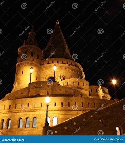 Fisherman S Bastion at Night Stock Image - Image of dark, castle: 16220685