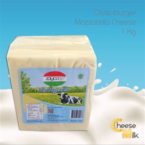 Jual HARGA MURAH Zayco Oldenburger Mozzarella Cheese 1 Kg Shopee