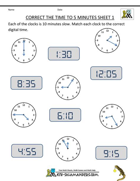 Collection Of Math Worksheets Telling Time Grade 4 Free Worksheets