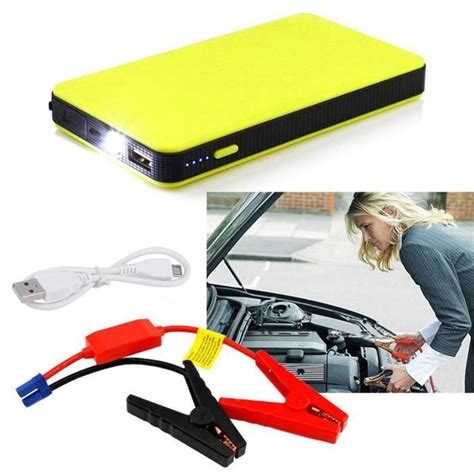 12v 20000mah mini démarreur chargeur de batterie de secours chargeur de