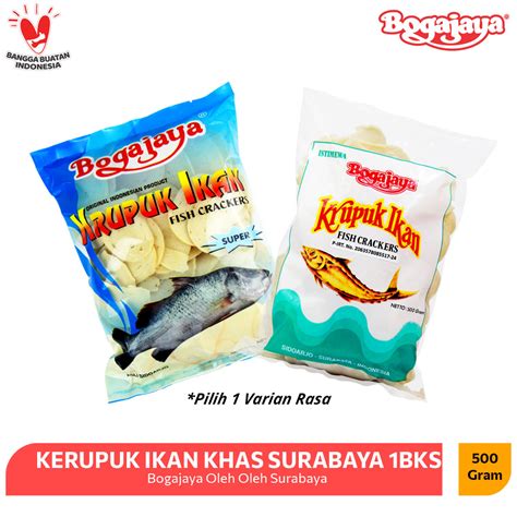 Jual KERUPUK IKAN KHAS SURABAYA 500 GRAM KRUPUK IKAN TENGGIRI PILIH