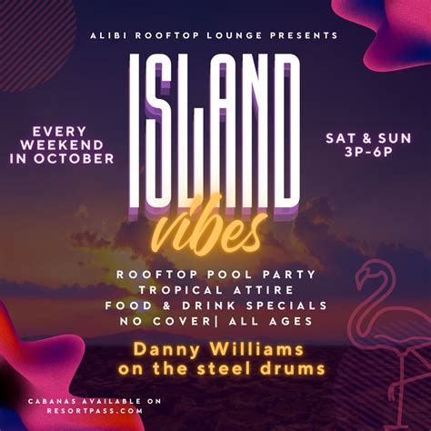 Island Vibes Rooftop Pool Party | Downtown Tempe