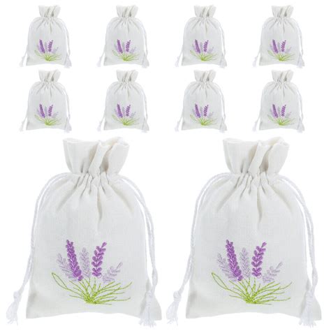 10pcs Empty Sachet Bag Refillable Dried Lavender Sachet Fragrance