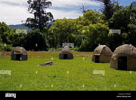 Khoi Kraal At Genadendal Mission Station In South Africa Stock Photo