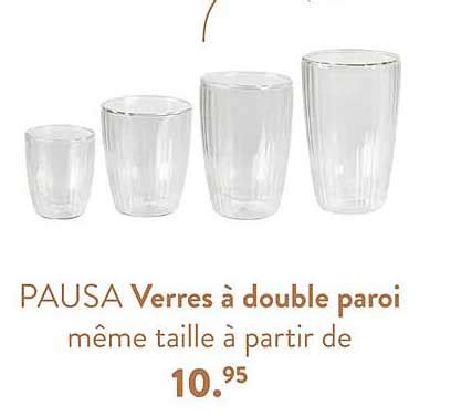 Promo Pausa Verres Double Paroi Chez Casa Icatalogue Fr