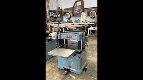 King Canada 20 Planer With Spiral Cutterhead Model KC 526FX YouTube