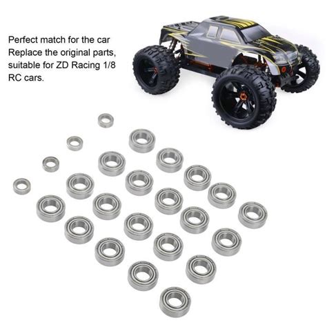 Kit de Roulement à Billes RC 24 Pièces ESTINK pour ZD Racing 1 8 RC