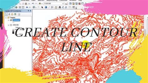 Arcgis How To Create Contour Line Using Degital Elevation Model Dem