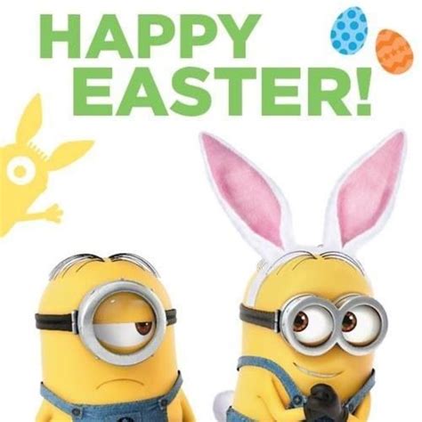 10 Great Happy Easter Minion Quotes Images And Sayings Happy Easter