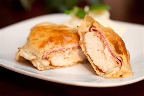 Chicken Ham And Swiss Cheese Baked In Puff Pastry Recipe