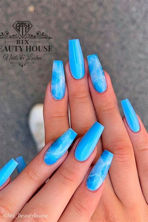 23 Outstanding Blue Nails To Try In 2023 Stylish Belles Spring