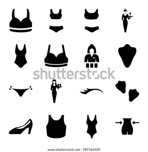 Sexy Icons Set 16 Editable Filled Stock Vector Royalty Free 789366409 Shutterstock