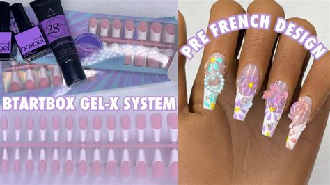 Btartbox In Soft Gel Nails Solid Gel Easy Pre Made French Tip