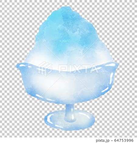 Shaved Ice Blue Hawaii Stock Illustration 64753996 PIXTA