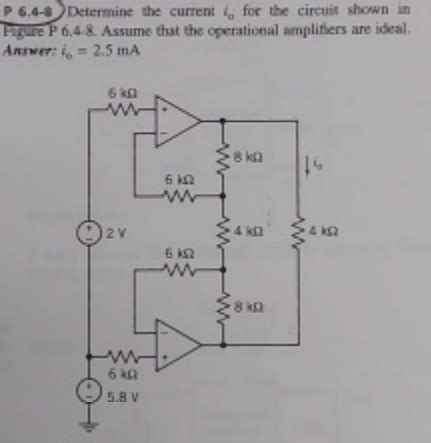 Solved P Determine The Current For The Circuit Shown Chegg