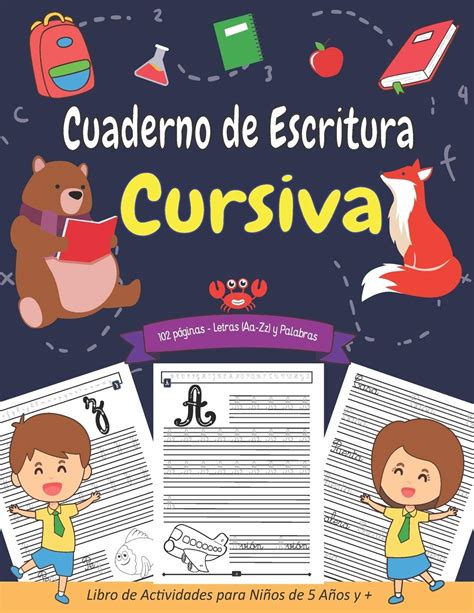 Buy Cuaderno De Escritura Cursiva Aprender A Escribir Letras Cursivas