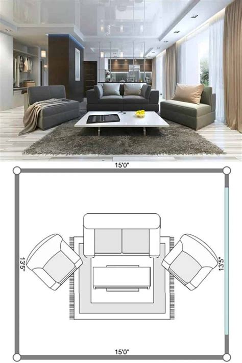 11 Sofa And Two Chairs Living Room Layouts