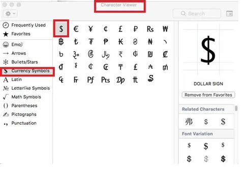 Quick ways to type currency symbols and characters on your Mac