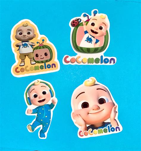 Cocomelon Stickers Jj Cocomelon Stickers Kids Stickers Etsy Canada