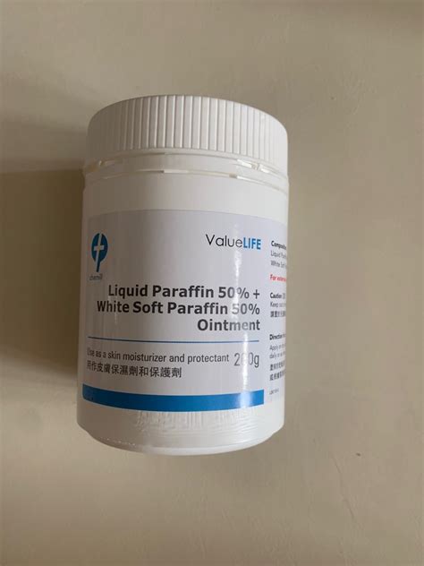 Liquid Paraffin White Soft Paraffin Ointment