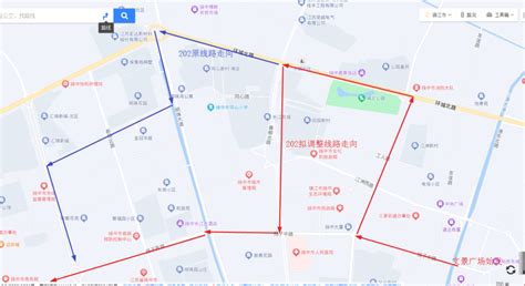 关于优化调整202路公交线路走向和停靠站点的公告扬中环城南路北路