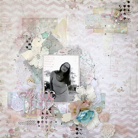 Imaginarium Designs Chipboard Scrapbook Layout