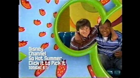 Disney Channel So Hot Summer Click It To Pick It Promo Summer