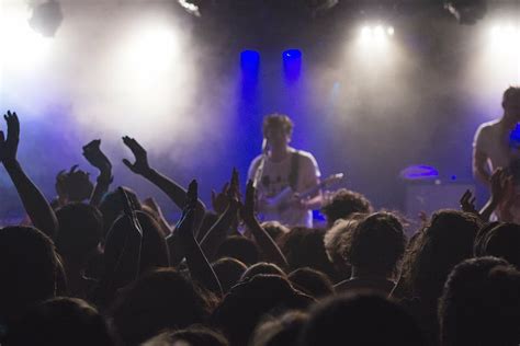 HD wallpaper: photo of band performing on stage in front of crowd, concert | Wallpaper Flare