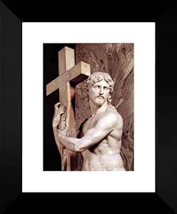 Amazon.com: Christ Carrying the Cross [detail: 1] 15x18 Framed Art ...