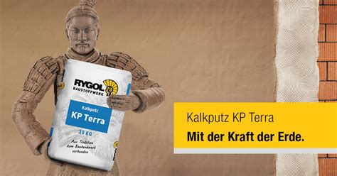 NEU Kalkputz KP Terra RYGOL Baustoffwerk