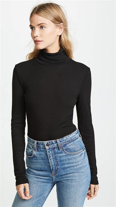 1x1 Turtleneck Top In 2020 Splendid Clothing Fashion Black Women