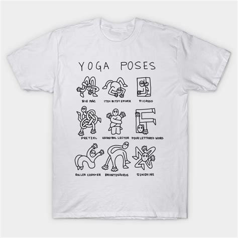 Yoga Poses Yoga T Shirt Teepublic