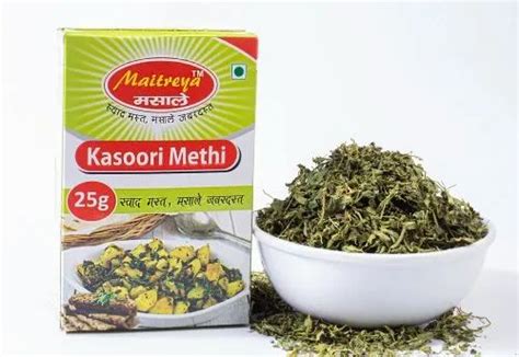 A Grade Green Kasoori Methi Dried Fenugreek Leaf Packaging Type Box