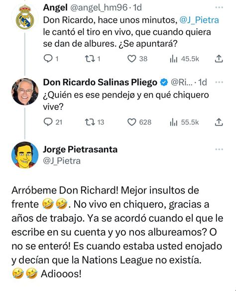 Otra Vez Jorge Pietrasanta Pelea Con Ricardo Salinas Pliego No Vivo