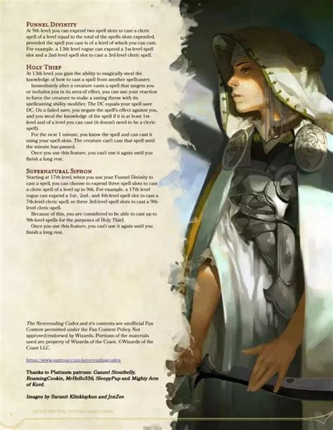 Divine Grifter Pt Dungeons And Dragons Rules Dnd Races Dungeons