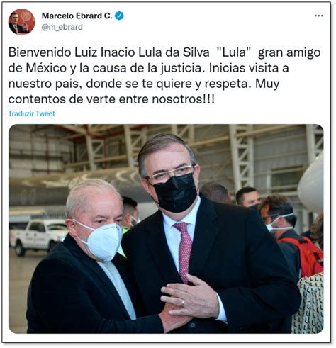 Lula Chega Ao México Para Encontro Com López Obrador