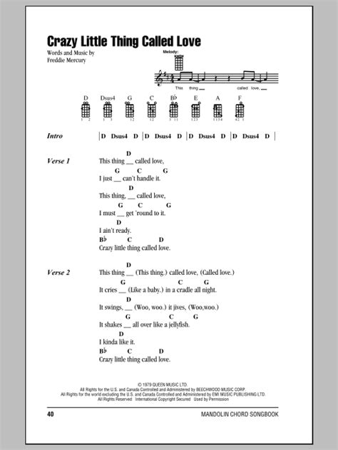 Crazy Thing Called Love Chords