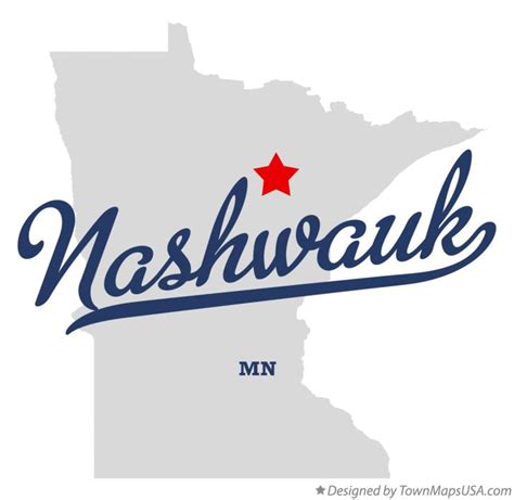 Map of Nashwauk, MN, Minnesota