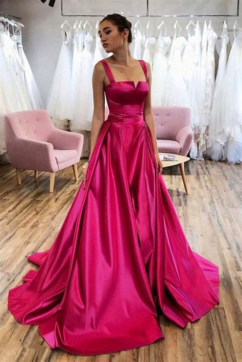 Hot Pink Sexy Prom Dress