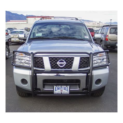 Nissan Titan Aries Black Grille Guard Excluding Xe Model