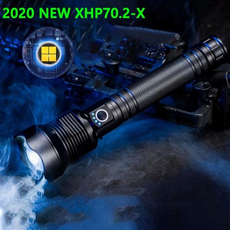 Led Flashlight Lumens Xhp Most Powerful Flashlight Usb