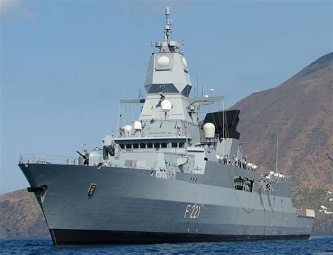 FGS Hessen F-221 Type 124 Sachsen class Frigate German Navy