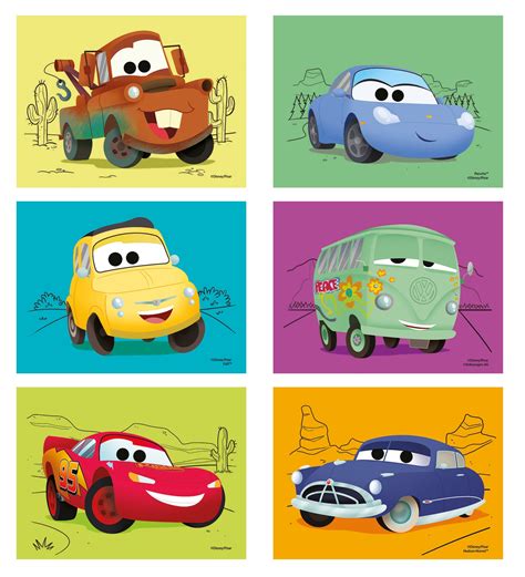 Disney Pixar Cars - 6 pcs - Cubes - Clementoni