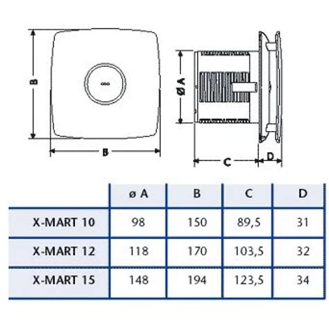 Cata X Mart T F Rd Szobai Szell Ztet Ventilator Inox Ipon Ro