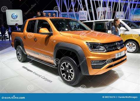 Volkswagen Amarok Canyon Pickup Truck Editorial Stock Image Image Of