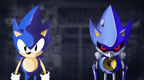 Sonic And Metal By Mitenro On Deviantart