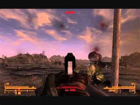 Fallout New Vegas Ghost Town Gunfight Youtube