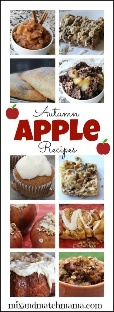 Autumn Apple Recipes | Mix and Match Mama