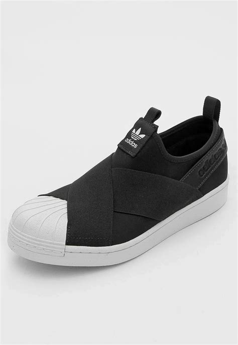 T Nis Adidas Originals Superstar Slip On Preto Adidas Superstar Slip